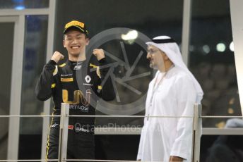 World © Octane Photographic Ltd. FIA Formula 2 (F2) – Abu Dhabi GP - Race 1. Virtuosi Racing - Guanyu Zhou. Yas Marina Circuit, Abu Dhabi, UAE. Saturday 30th November 2019.