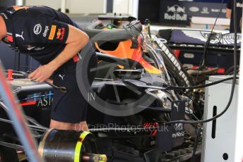 World © Octane Photographic Ltd. Formula 1 – Abu Dhabi GP - Paddock. Aston Martin Red Bull Racing. Yas Marina Circuit, Abu Dhabi, UAE. Friday 29th November 2019.