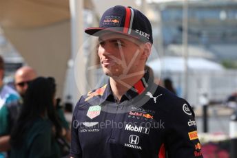 World © Octane Photographic Ltd. Formula 1 – Abu Dhabi GP - Paddock. Aston Martin Red Bull Racing RB15 – Max Verstappen. Yas Marina Circuit, Abu Dhabi, UAE. Friday 29th November 2019.