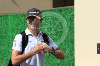 World © Octane Photographic Ltd. Formula 1 – Abu Dhabi GP - Paddock. McLaren MCL34 – Lando Norris. Yas Marina Circuit, Abu Dhabi, UAE. Friday 29th November 2019.