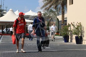 World © Octane Photographic Ltd. Formula 1 – Abu Dhabi GP - Paddock. Scuderia Ferrari SF90 – Sebastian Vettel. Yas Marina Circuit, Abu Dhabi, UAE. Friday 29th November 2019.