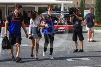 World © Octane Photographic Ltd. Formula 1 – Abu Dhabi GP - Paddock. Scuderia Toro Rosso STR14 – Pierre Gasly. Yas Marina Circuit, Abu Dhabi, UAE. Friday 29th November 2019.