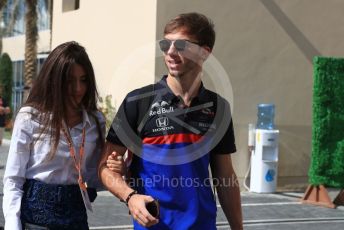 World © Octane Photographic Ltd. Formula 1 – Abu Dhabi GP - Paddock. Scuderia Toro Rosso STR14 – Pierre Gasly. Yas Marina Circuit, Abu Dhabi, UAE. Friday 29th November 2019.