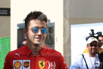 World © Octane Photographic Ltd. Formula 1 – Abu Dhabi GP - Paddock. Scuderia Ferrari SF90 – Charles Leclerc. Yas Marina Circuit, Abu Dhabi, UAE. Friday 29th November 2019.