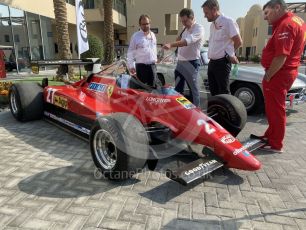 World © Octane Photographic Ltd. Formula 1 – Abu Dhabi GP . Sotheby's auction. Scuderia Ferrari 126C2 Patrick Tambay. Yas Marina Circuit, Abu Dhabi, UAE. Saturday 30th November 2019.