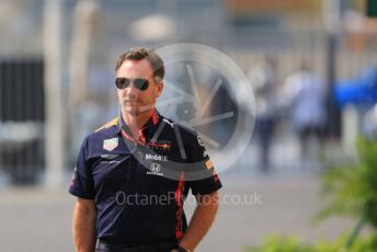 World © Octane Photographic Ltd. Formula 1 - Abu Dhabi GP - Paddock. Christian Horner - Team Principal of Red Bull Racing. Yas Marina Circuit, Abu Dhabi, UAE. Saturday 30th November 2019.