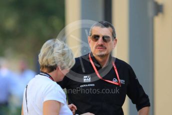 World © Octane Photographic Ltd. Formula 1 - Abu Dhabi GP - Paddock. Guenther Steiner - Team Principal of Haas F1 Team. Yas Marina Circuit, Abu Dhabi, UAE. Saturday 30th November 2019.