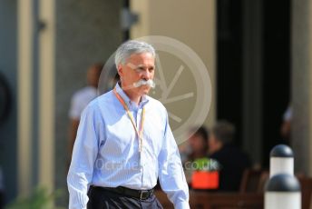 World © Octane Photographic Ltd. Formula 1 - Abu Dhabi GP - Paddock. Chase Carey - Chief Executive Officer of the Formula One Group. Yas Marina Circuit, Abu Dhabi, UAE. Saturday 30th November 2019.