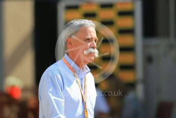 World © Octane Photographic Ltd. Formula 1 - Abu Dhabi GP - Paddock. Chase Carey - Chief Executive Officer of the Formula One Group. Yas Marina Circuit, Abu Dhabi, UAE. Saturday 30th November 2019.