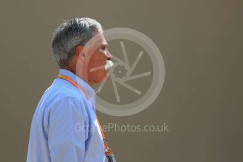 World © Octane Photographic Ltd. Formula 1 - Abu Dhabi GP - Paddock. Chase Carey - Chief Executive Officer of the Formula One Group. Yas Marina Circuit, Abu Dhabi, UAE. Saturday 30th November 2019.