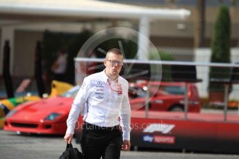 World © Octane Photographic Ltd. Formula 1 - Abu Dhabi GP - Paddock. Andy Cowell - Managing Director of Mercedes AMG High Performance Powertrains. Yas Marina Circuit, Abu Dhabi, UAE. Sunday 1st December 2019.