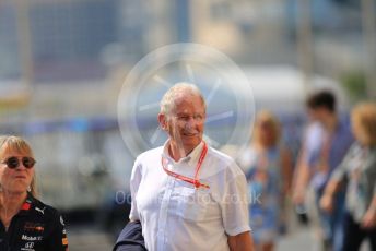 World © Octane Photographic Ltd. Formula 1 - Abu Dhabi GP - Paddock. Helmut Marko - advisor to the Red Bull GmbH Formula One Teams and head of Red Bull's driver development program. Yas Marina Circuit, Abu Dhabi, UAE. Sunday 1st December 2019.
