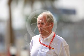 World © Octane Photographic Ltd. Formula 1 - Abu Dhabi GP - Paddock. Helmut Marko - advisor to the Red Bull GmbH Formula One Teams and head of Red Bull's driver development program. Yas Marina Circuit, Abu Dhabi, UAE. Sunday 1st December 2019.