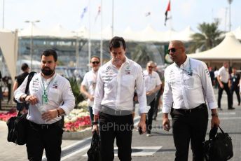 World © Octane Photographic Ltd. Formula 1 - Abu Dhabi GP - Paddock. Toto Wolff - Executive Director & Head of Mercedes - Benz Motorsport. Yas Marina Circuit, Abu Dhabi, UAE. Sunday 1st December 2019.