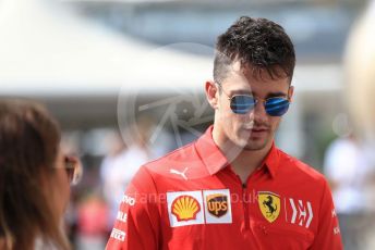 World © Octane Photographic Ltd. Formula 1 – Abu Dhabi GP - Paddock. Scuderia Ferrari SF90 – Charles Leclerc. Yas Marina Circuit, Abu Dhabi, UAE. Sunday 1st December 2019.