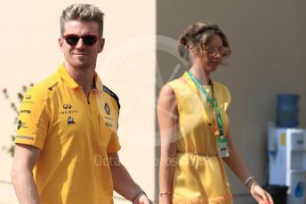 World © Octane Photographic Ltd. Formula 1 – Abu Dhabi GP - Paddock. Renault Sport F1 Team RS19 – Nico Hulkenberg. Yas Marina Circuit, Abu Dhabi, UAE. Sunday 1st December 2019.