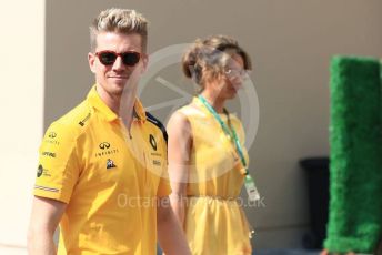 World © Octane Photographic Ltd. Formula 1 – Abu Dhabi GP - Paddock. Renault Sport F1 Team RS19 – Nico Hulkenberg. Yas Marina Circuit, Abu Dhabi, UAE. Sunday 1st December 2019.