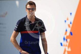 World © Octane Photographic Ltd. Formula 1 – Abu Dhabi GP - Paddock. Scuderia Toro Rosso STR14 – Daniil Kvyat. Yas Marina Circuit, Abu Dhabi, UAE. Sunday 1st December 2019.