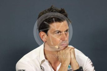 World © Octane Photographic Ltd. Formula 1 - Abu Dhabi GP – Friday FIA Team Press Conference. Toto Wolff - Executive Director & Head of Mercedes - Benz Motorsport. Yas Marina Circuit, Abu Dhabi, UAE. Friday 29th November 2019.