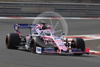World © Octane Photographic Ltd. Formula 1 – Abu Dhabi Pirelli Tyre Test. SportPesa Racing Point RP19 - Sergio Perez. Yas Marina Circuit, Abu Dhabi, UAE. Tuesday 3rd December 2019.