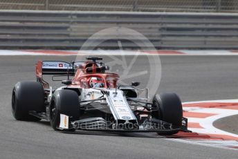 World © Octane Photographic Ltd. Formula 1 – Abu Dhabi Pirelli Tyre Test. Alfa Romeo Racing C38 – Kimi Raikkonen. Yas Marina Circuit, Abu Dhabi, UAE. Tuesday 3rd December 2019.