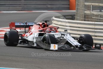 World © Octane Photographic Ltd. Formula 1 – Abu Dhabi Pirelli Tyre Test. Alfa Romeo Racing C38 – Kimi Raikkonen. Yas Marina Circuit, Abu Dhabi, UAE. Tuesday 3rd December 2019.