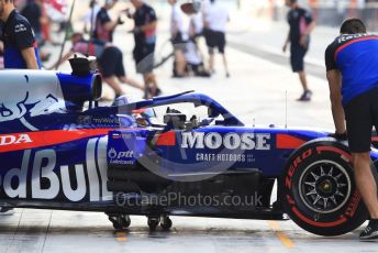World © Octane Photographic Ltd. Formula 1 – Abu Dhabi Pirelli Tyre Test. Scuderia Toro Rosso STR14 – Daniil Kvyat. Yas Marina Circuit, Abu Dhabi, UAE. Tuesday 3rd December 2019.