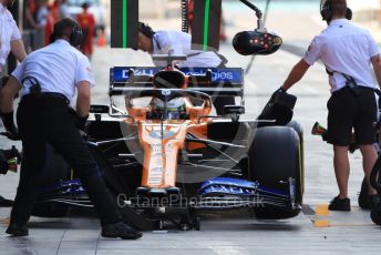 World © Octane Photographic Ltd. Formula 1 – Abu Dhabi Pirelli Tyre Test. McLaren MCL34 – Lando Norris. Yas Marina Circuit, Abu Dhabi, UAE. Tuesday 3rd December 2019.