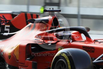 World © Octane Photographic Ltd. Formula 1 – Abu Dhabi Pirelli Tyre Test. Scuderia Ferrari SF90 – Sebastian Vettel. Yas Marina Circuit, Abu Dhabi, UAE. Tuesday 3rd December 2019.