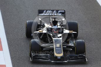World © Octane Photographic Ltd. Formula 1 – Abu Dhabi Pirelli Tyre Test. Haas F1 Team VF19 – Roman Grosjean. Yas Marina Circuit, Abu Dhabi, UAE. Tuesday 3rd December 2019.