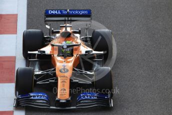World © Octane Photographic Ltd. Formula 1 – Abu Dhabi Pirelli Tyre Test. McLaren MCL34 – Lando Norris. Yas Marina Circuit, Abu Dhabi, UAE. Tuesday 3rd December 2019.