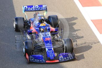 World © Octane Photographic Ltd. Formula 1 – Abu Dhabi Pirelli Tyre Test. Scuderia Toro Rosso STR14 – Sean Gelael. Yas Marina Circuit, Abu Dhabi, UAE. Tuesday 3rd December 2019.