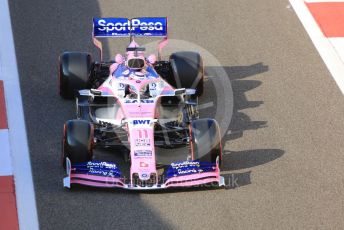 World © Octane Photographic Ltd. Formula 1 – Abu Dhabi Pirelli Tyre Test. SportPesa Racing Point RP19 - Sergio Perez. Yas Marina Circuit, Abu Dhabi, UAE. Tuesday 3rd December 2019.