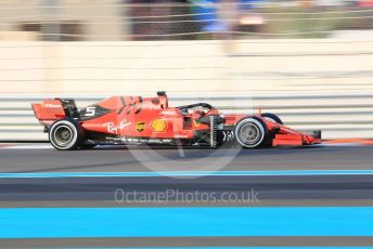 World © Octane Photographic Ltd. Formula 1 – Abu Dhabi Pirelli Tyre Test. Scuderia Ferrari SF90 – Sebastian Vettel. Yas Marina Circuit, Abu Dhabi, UAE. Tuesday 3rd December 2019.