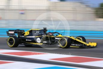 World © Octane Photographic Ltd. Formula 1 – Abu Dhabi Pirelli Tyre Test. Renault Sport F1 Team RS19 – Esteban Ocon. Yas Marina Circuit, Abu Dhabi, UAE. Tuesday 3rd December 2019.