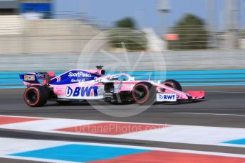 World © Octane Photographic Ltd. Formula 1 – Abu Dhabi Pirelli Tyre Test. SportPesa Racing Point RP19 - Sergio Perez. Yas Marina Circuit, Abu Dhabi, UAE. Tuesday 3rd December 2019.