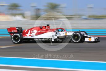 World © Octane Photographic Ltd. Formula 1 – Abu Dhabi Pirelli Tyre Test. Alfa Romeo Racing C38 – Kimi Raikkonen. Yas Marina Circuit, Abu Dhabi, UAE. Tuesday 3rd December 2019.