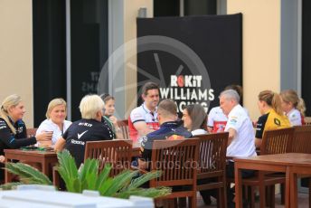 World © Octane Photographic Ltd. Formula 1 – Abu Dhabi Pirelli Tyre Test. Team media personnel from Williams, Renault, McLaren Alfa Romeo and Red Bull . Yas Marina Circuit, Abu Dhabi, UAE. Tuesday 3rd December 2019.