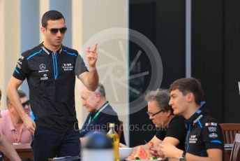 World © Octane Photographic Ltd. Formula 1 – Abu Dhabi Pirelli Tyre Test. ROKiT Williams Racing FW 42 - Nicholas Latifi and George Russell. Yas Marina Circuit, Abu Dhabi, UAE. Tuesday 3rd December 2019.