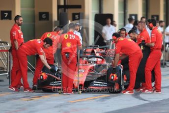 World © Octane Photographic Ltd. Formula 1 – Abu Dhabi Pirelli Tyre Test. Scuderia Ferrari SF90 – Sebastian Vettel. Yas Marina Circuit, Abu Dhabi, UAE. Tuesday 3rd December 2019.