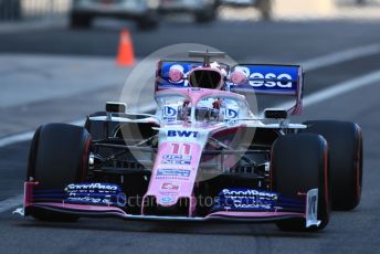 World © Octane Photographic Ltd. Formula 1 – Abu Dhabi Pirelli Tyre Test. SportPesa Racing Point RP19 - Sergio Perez. Yas Marina Circuit, Abu Dhabi, UAE. Tuesday 3rd December 2019.