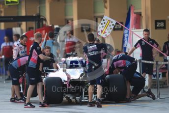 World © Octane Photographic Ltd. Formula 1 – Abu Dhabi Pirelli Tyre Test. SportPesa Racing Point RP19 - Sergio Perez. Yas Marina Circuit, Abu Dhabi, UAE. Tuesday 3rd December 2019.