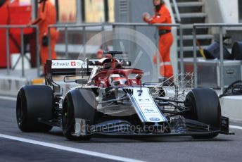 World © Octane Photographic Ltd. Formula 1 – Abu Dhabi Pirelli Tyre Test. Alfa Romeo Racing C38 – Kimi Raikkonen. Yas Marina Circuit, Abu Dhabi, UAE. Tuesday 3rd December 2019.