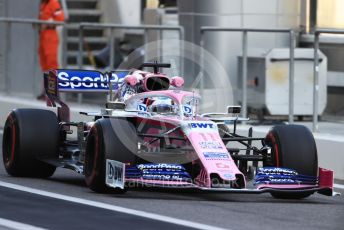World © Octane Photographic Ltd. Formula 1 – Abu Dhabi Pirelli Tyre Test. SportPesa Racing Point RP19 - Sergio Perez. Yas Marina Circuit, Abu Dhabi, UAE. Tuesday 3rd December 2019.