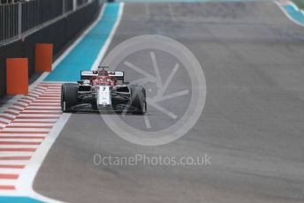 World © Octane Photographic Ltd. Formula 1 – Abu Dhabi Pirelli Tyre Test. Alfa Romeo Racing C38 – Kimi Raikkonen. Yas Marina Circuit, Abu Dhabi, UAE. Tuesday 3rd December 2019.