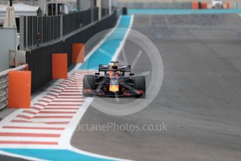 World © Octane Photographic Ltd. Formula 1 – Abu Dhabi Pirelli Tyre Test. Aston Martin Red Bull Racing RB15 – Max Verstappen. Yas Marina Circuit, Abu Dhabi, UAE. Tuesday 3rd December 2019.