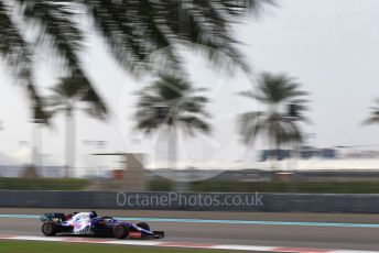 World © Octane Photographic Ltd. Formula 1 – Abu Dhabi Pirelli Tyre Test. Scuderia Toro Rosso STR14 – Sean Gelael. Yas Marina Circuit, Abu Dhabi, UAE. Tuesday 3rd December 2019.