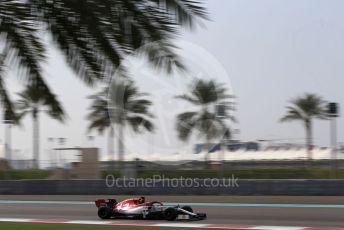 World © Octane Photographic Ltd. Formula 1 – Abu Dhabi Pirelli Tyre Test. Alfa Romeo Racing C38 – Kimi Raikkonen. Yas Marina Circuit, Abu Dhabi, UAE. Tuesday 3rd December 2019.