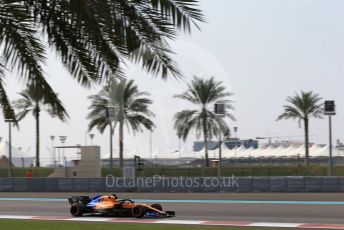 World © Octane Photographic Ltd. Formula 1 – Abu Dhabi Pirelli Tyre Test. McLaren MCL34 – Lando Norris. Yas Marina Circuit, Abu Dhabi, UAE. Tuesday 3rd December 2019.