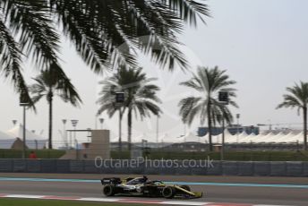 World © Octane Photographic Ltd. Formula 1 – Abu Dhabi Pirelli Tyre Test. Haas F1 Team VF19 – Roman Grosjean. Yas Marina Circuit, Abu Dhabi, UAE. Tuesday 3rd December 2019.